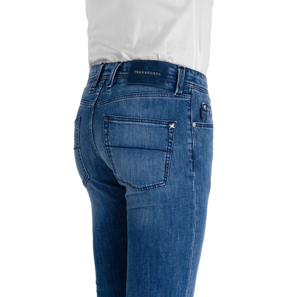 Pantalones y jeans de algodón azul