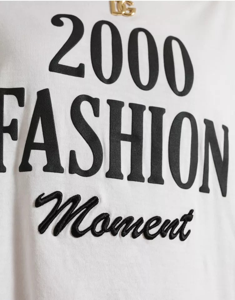 Camiseta blanca con detalles de cordones del año 2000 Fashion Moment