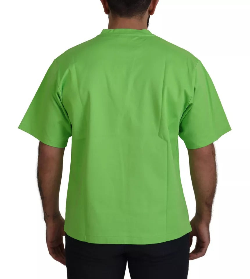 Camiseta de algodón verde DG CHANNEL