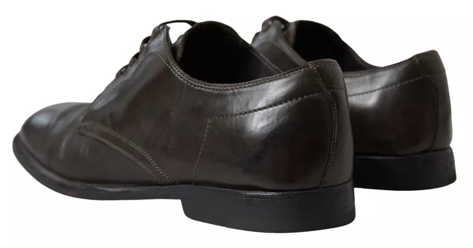 Zapatos de vestir formales de cuero verde para hombre