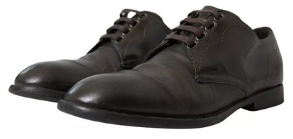 Zapatos de vestir formales de cuero verde para hombre