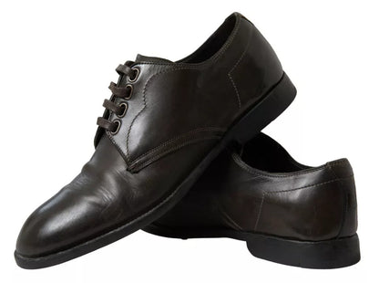 Zapatos de vestir formales de cuero verde para hombre