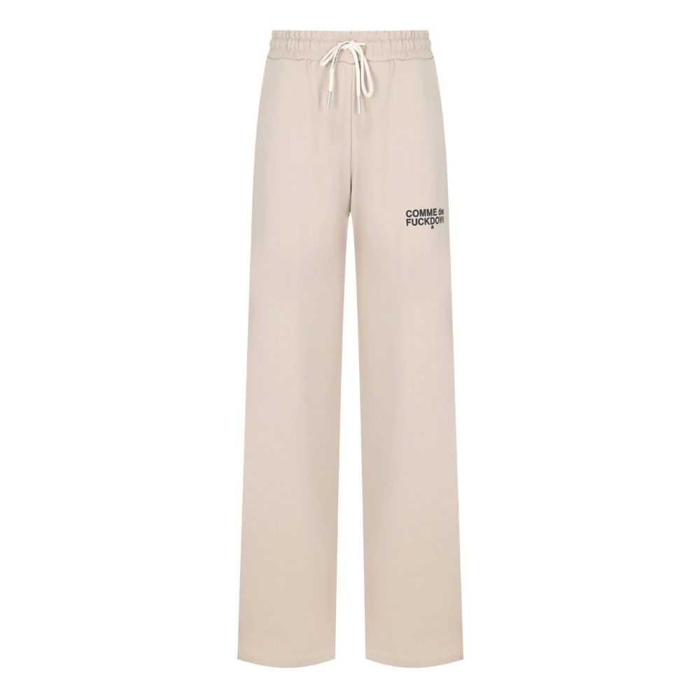 Pantalones y vaqueros de algodón beige