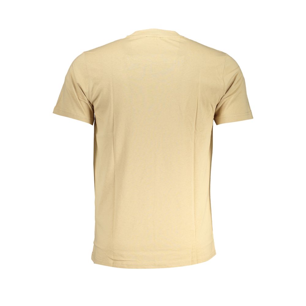 Camiseta de algodón beige