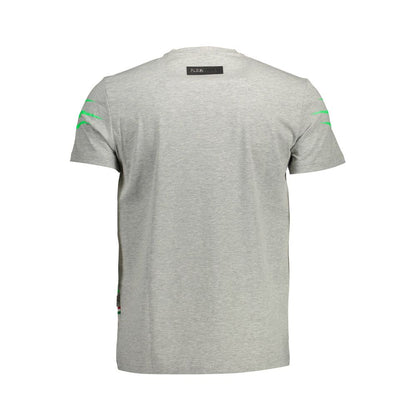 Camiseta de hombre de algodón gris