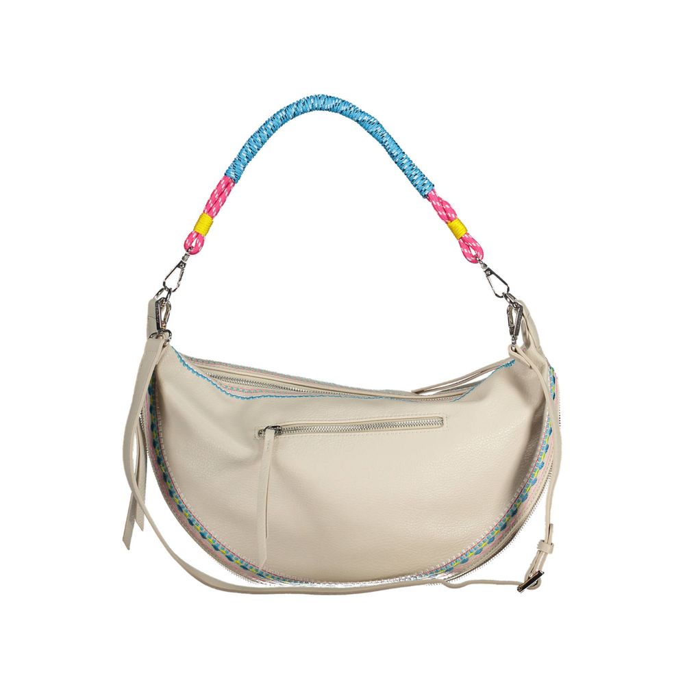 Bolso de mano para mujer de polietileno blanco