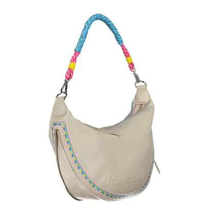 Bolso de mano para mujer de polietileno blanco