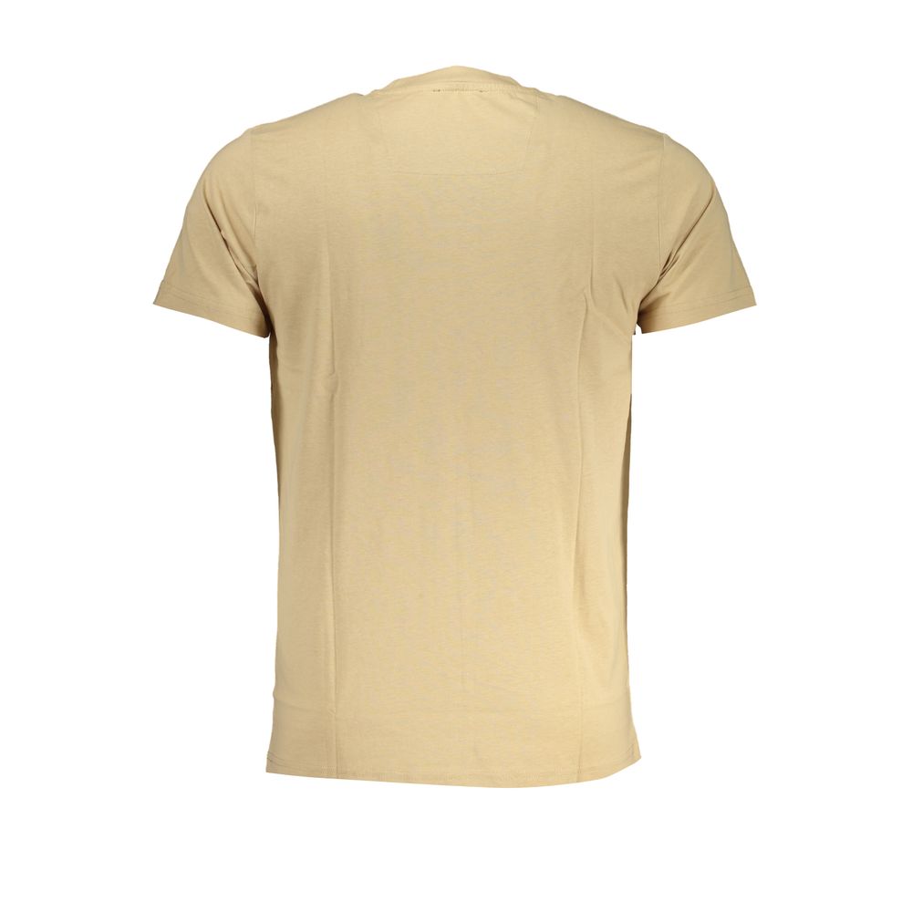 Camiseta de algodón beige