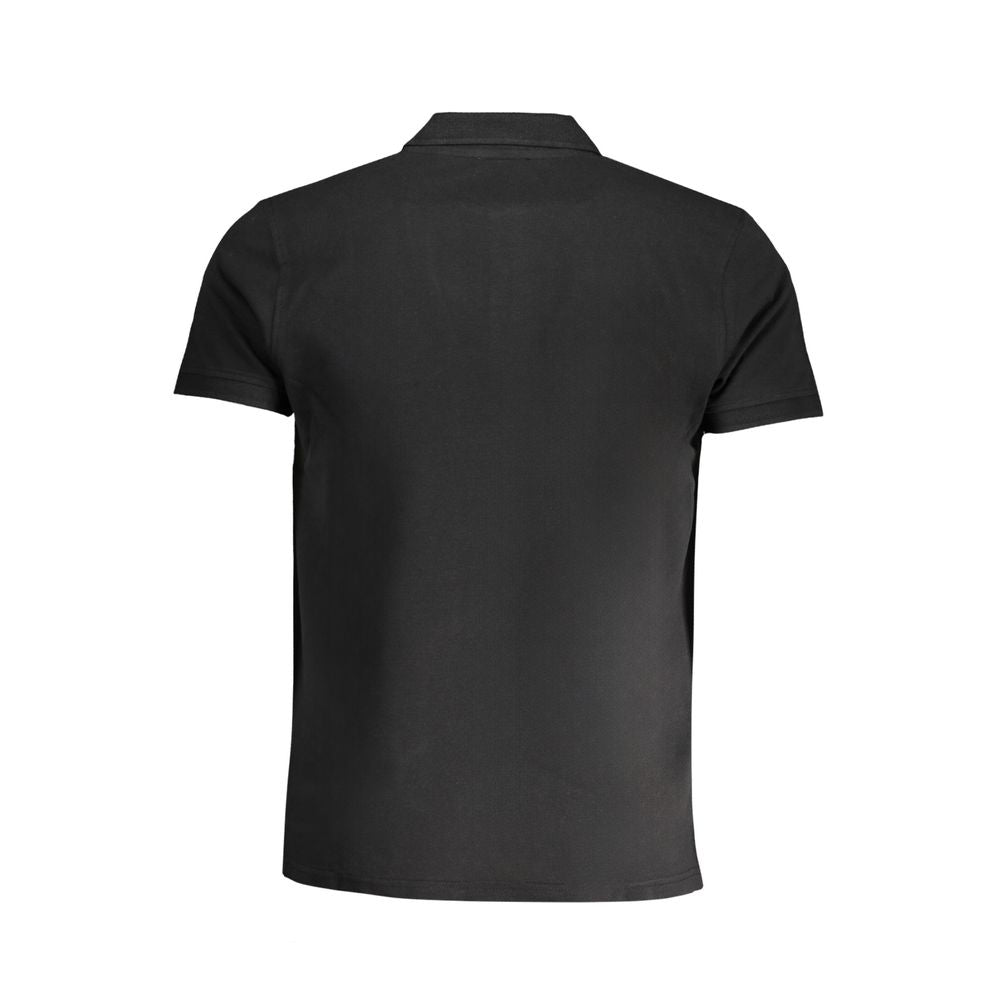 Polo de algodón negro