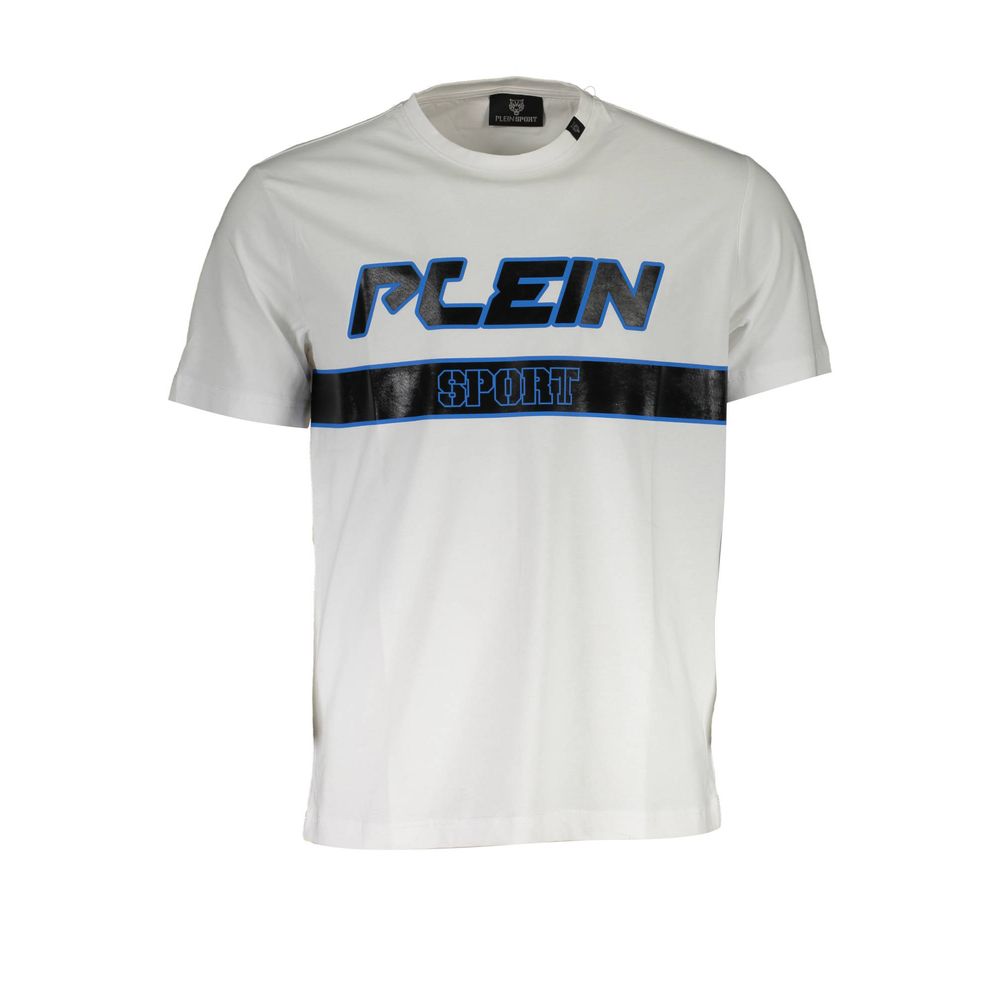 Camiseta blanca de algodón para hombre