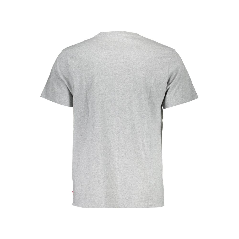 Camiseta de hombre de algodón gris