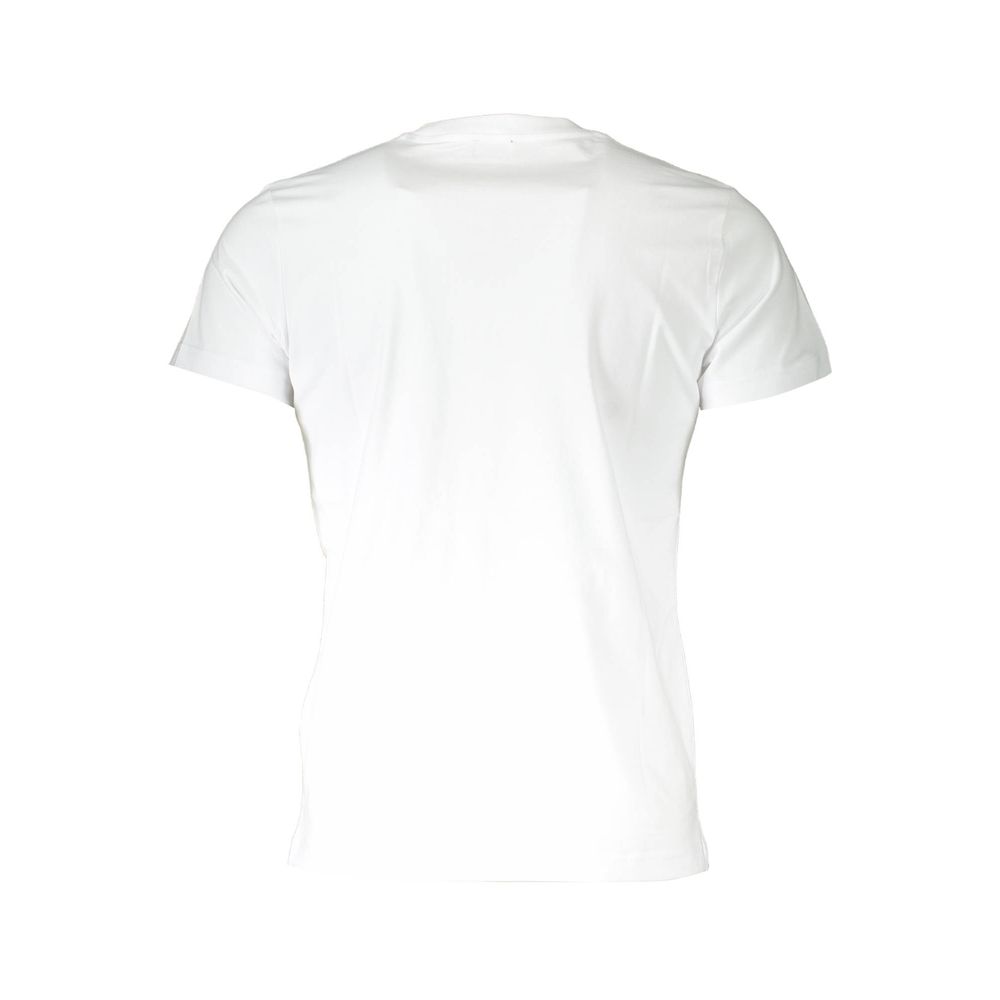 Camiseta de algodón blanca para hombre