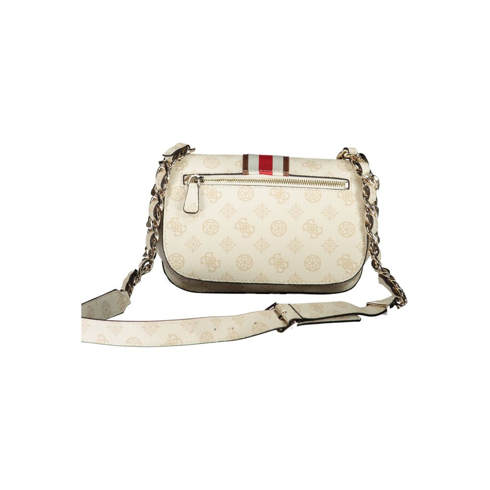 Beige Polyethylene Handbag