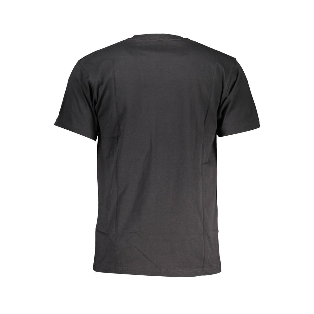 Camiseta de algodón negra para hombre