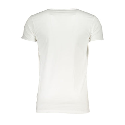 Camiseta de algodón blanca