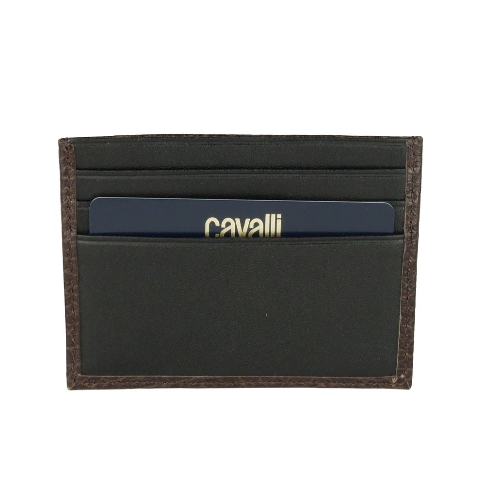 Chic Calfskin Leather Card Holder