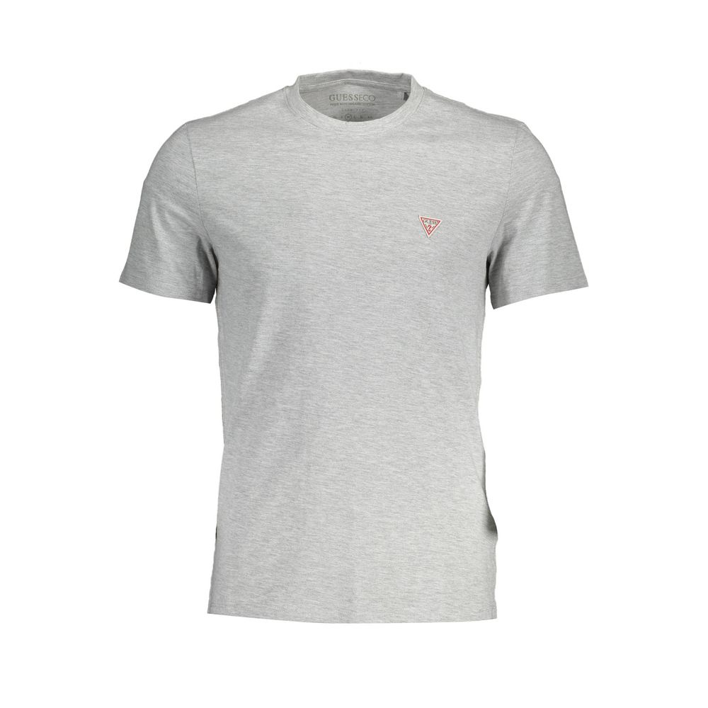 Camiseta de algodón gris para hombre