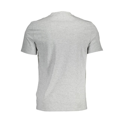 Camiseta de algodón gris para hombre