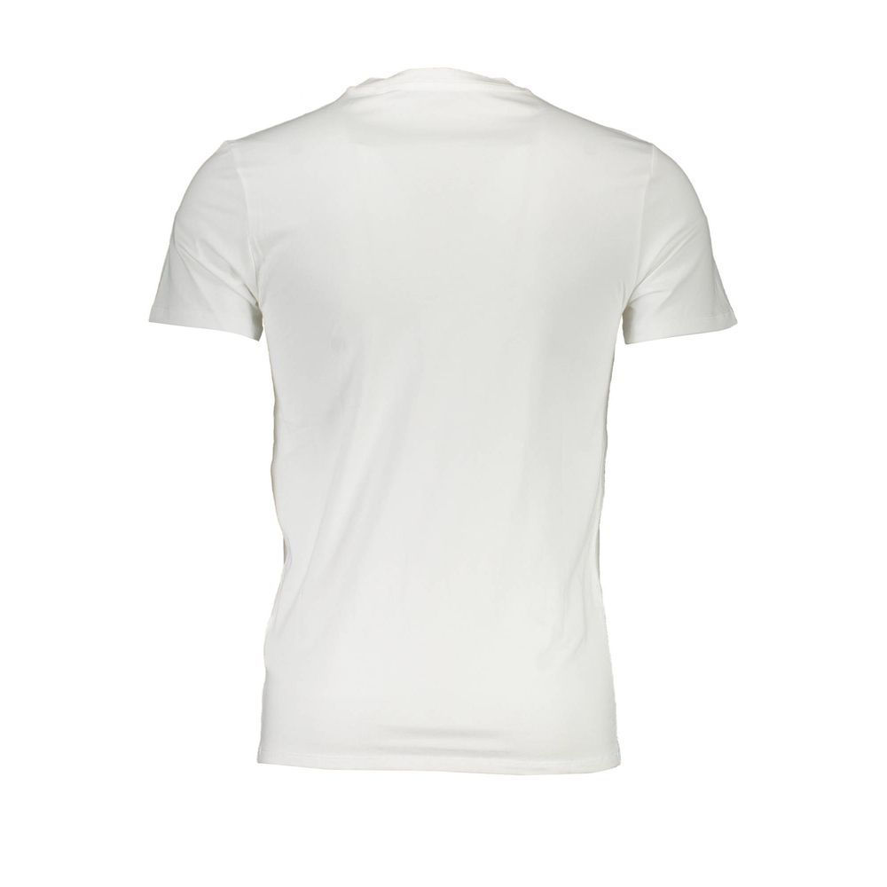 White Cotton Men T-Shirt