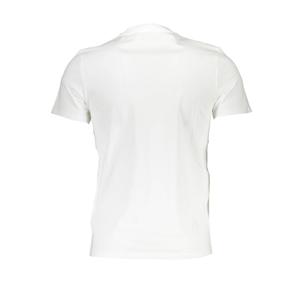 Camiseta de algodón blanca para hombre