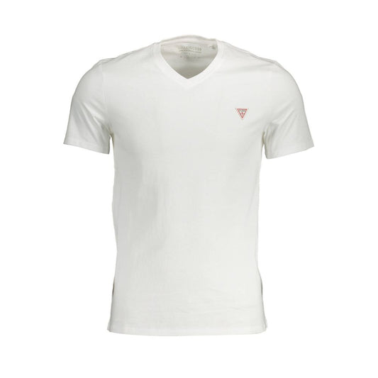 Camiseta de algodón blanca para hombre