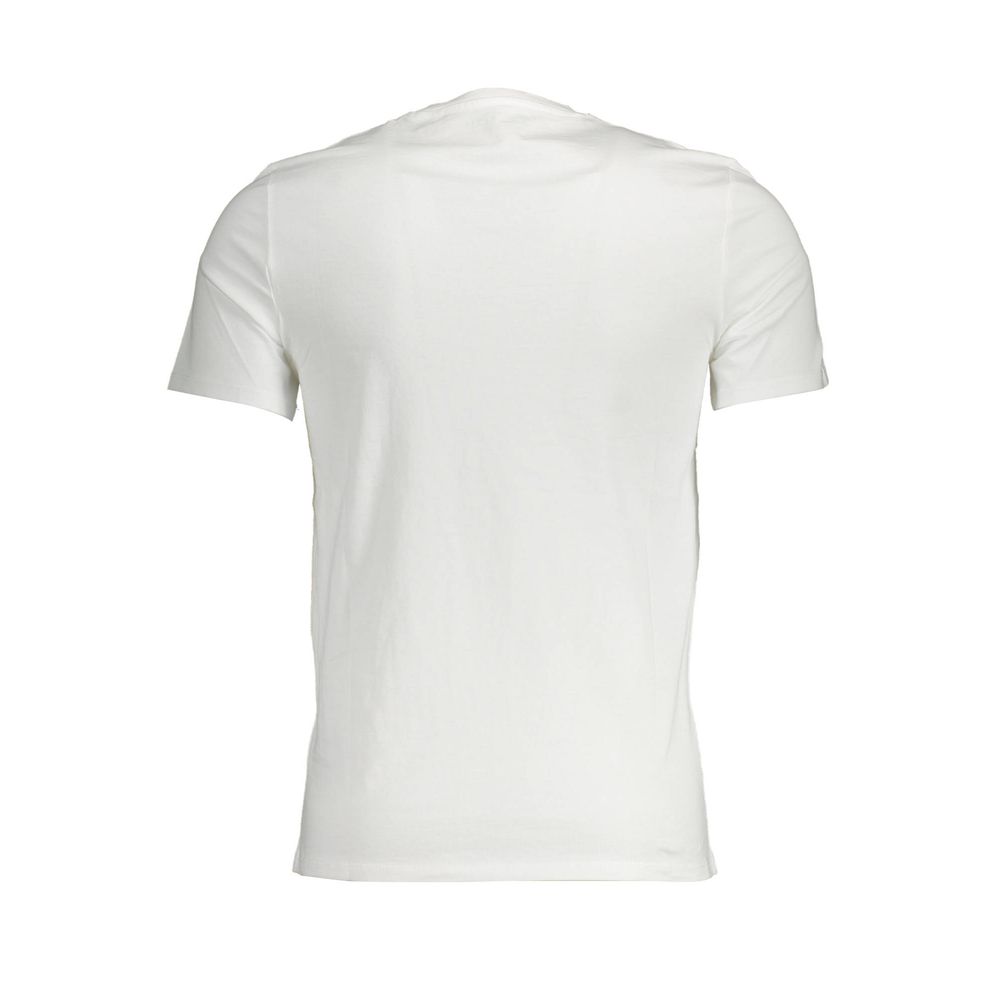 Camiseta de algodón blanca para hombre