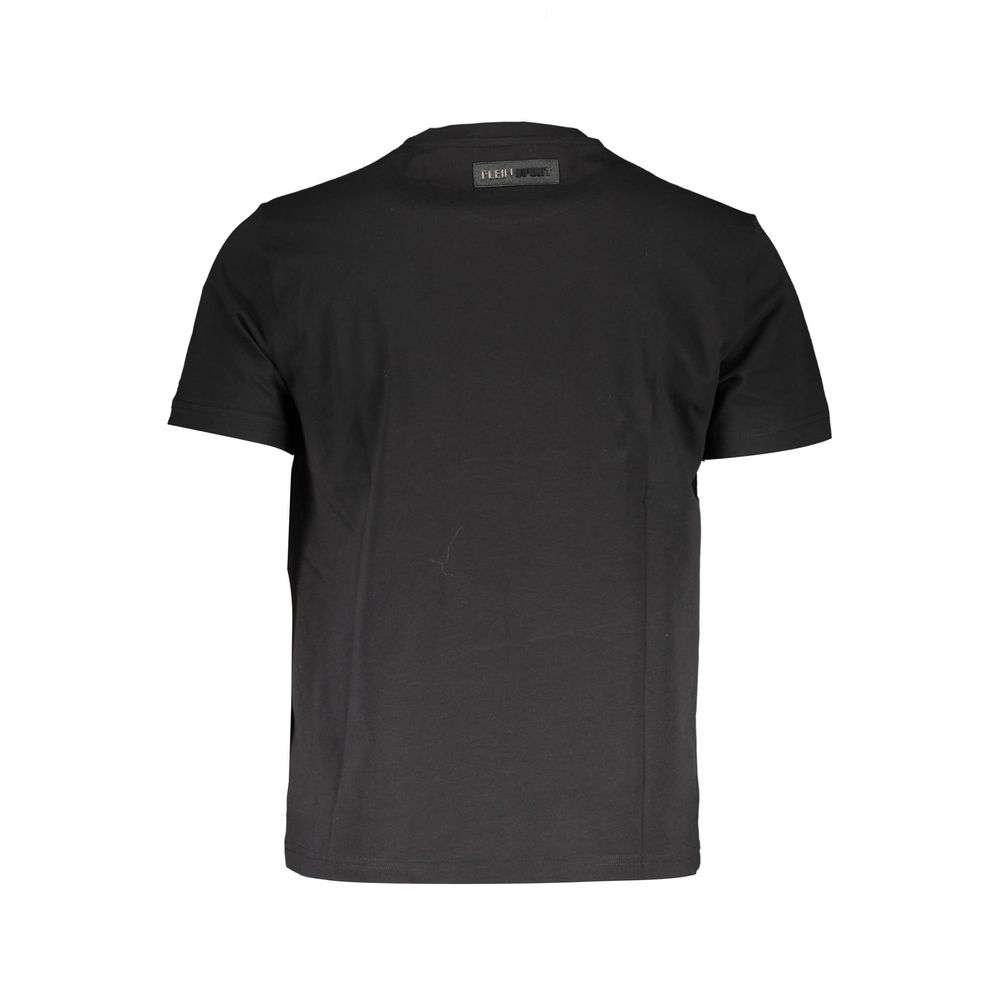 Camiseta negra de algodón para hombre