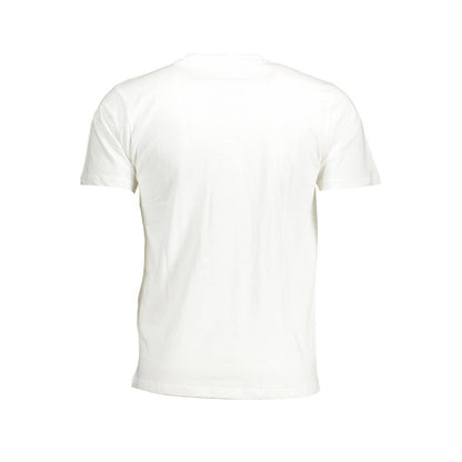 Camiseta de algodón blanca