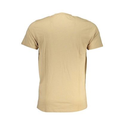 Camiseta de algodón beige