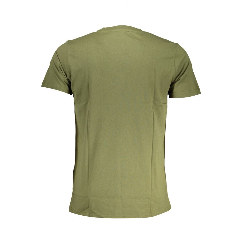 Camiseta verde de algodón