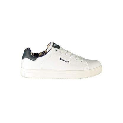 White Polyester Sneaker