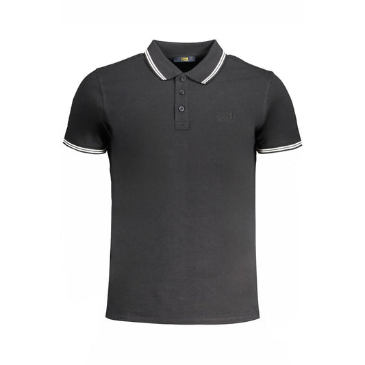 Polo de algodón negro