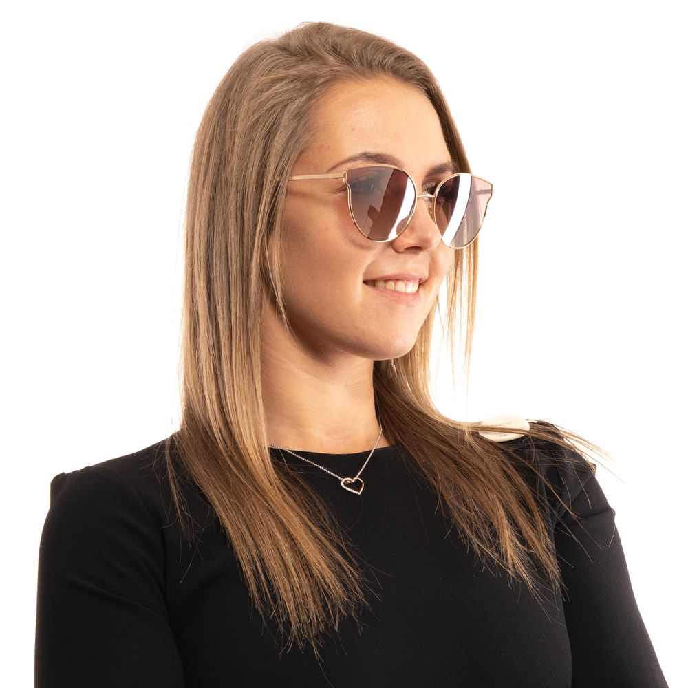 Gafas de sol doradas para mujer