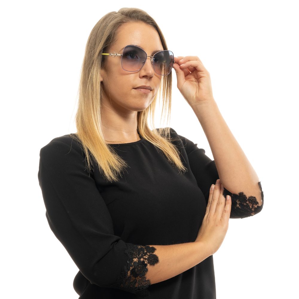 Gafas de sol plateadas para mujer