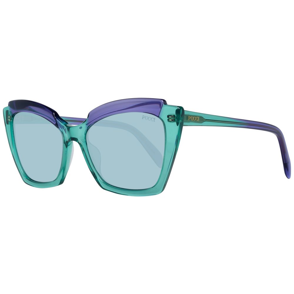 Gafas de sol verdes para mujer