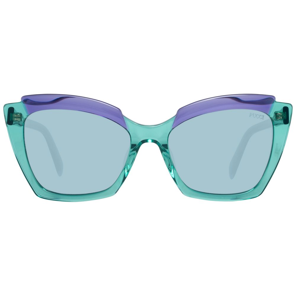 Gafas de sol verdes para mujer