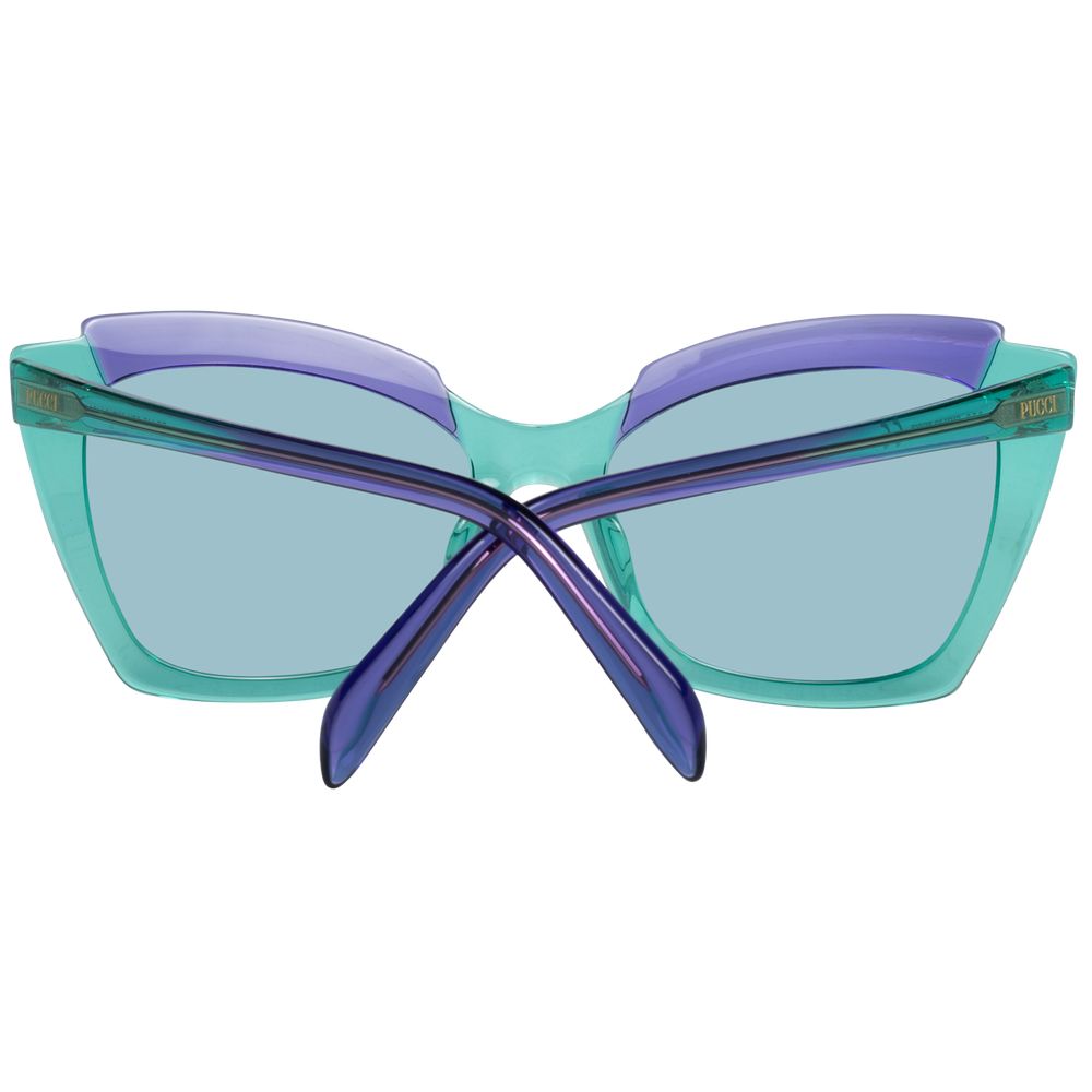 Gafas de sol verdes para mujer