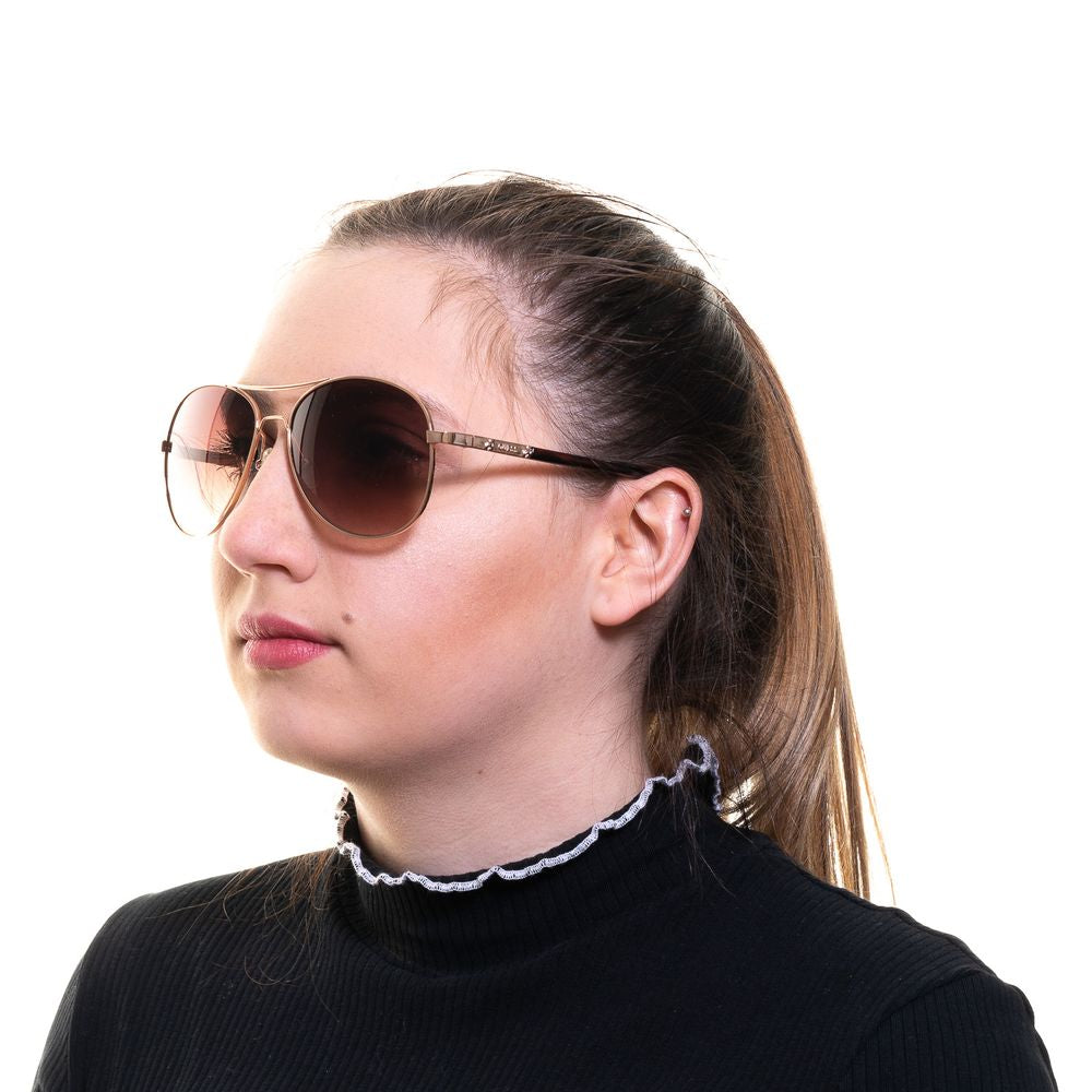 Gafas de sol doradas para mujer