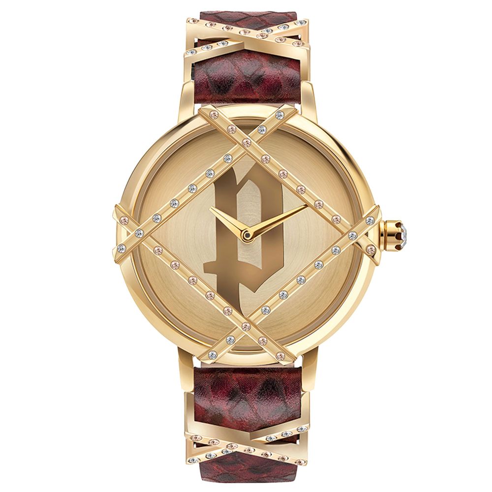 Reloj dorado para mujer