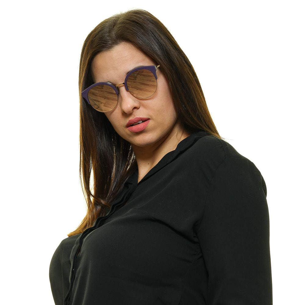 Gafas de sol doradas para mujer