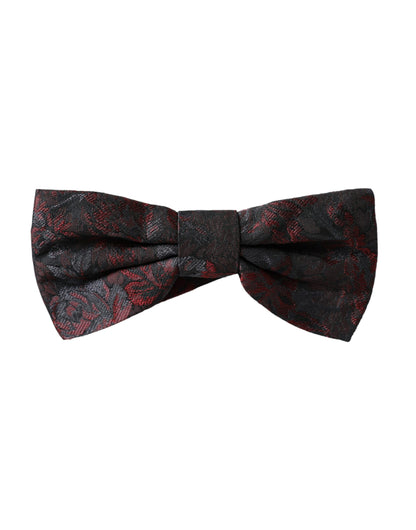 Multicolor Floral Silk Adjustable Neck Men Bow Tie