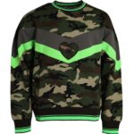 Multicolor Camouflage Sweatshirt Sweater