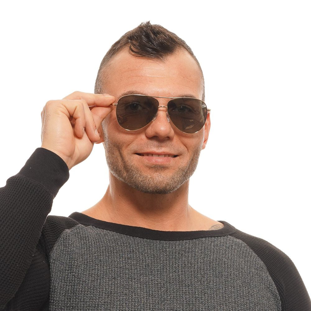 Gafas de sol doradas para hombre