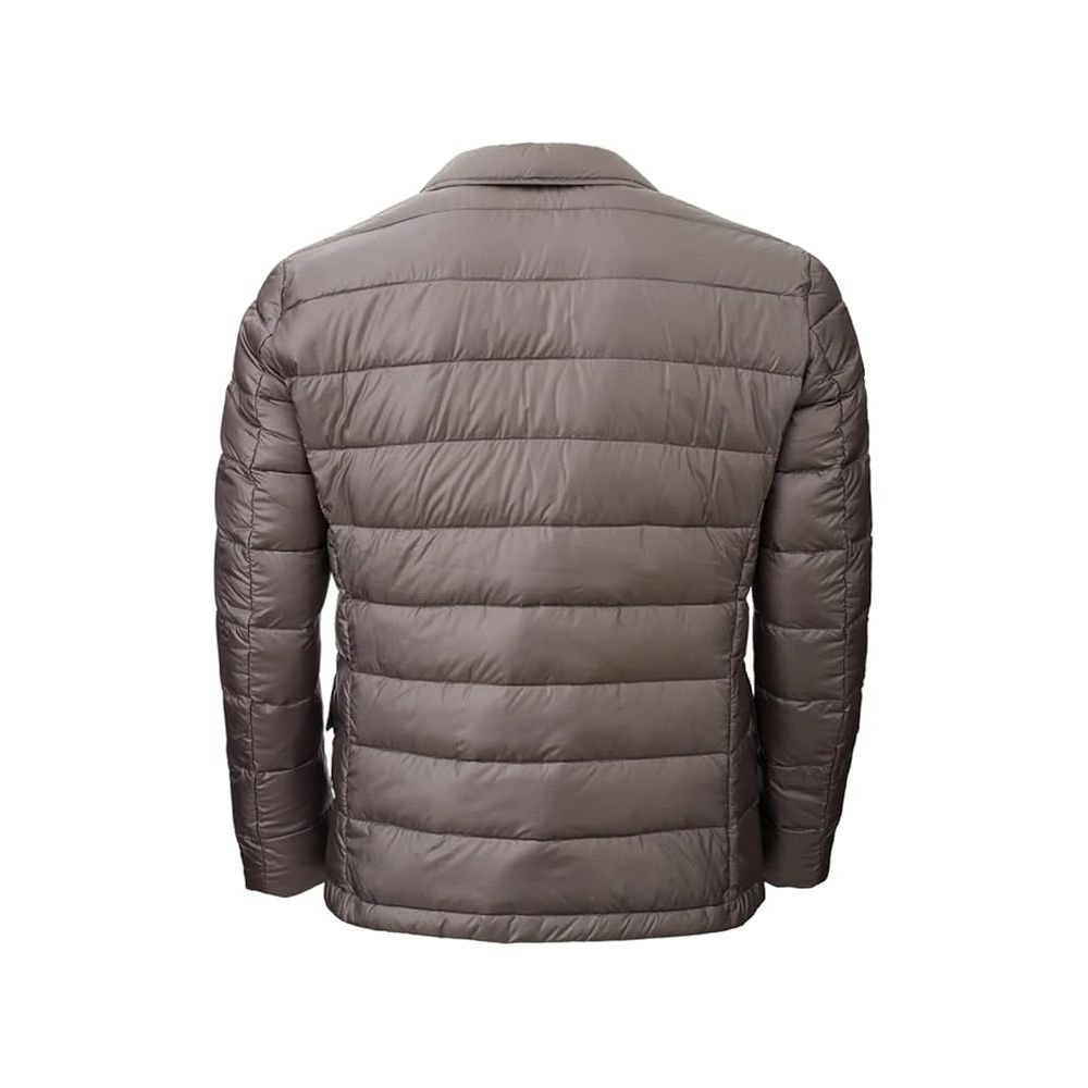 Chaqueta de poliamida gris