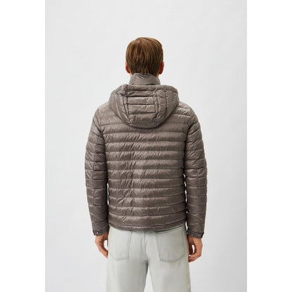 Chaqueta de poliamida gris