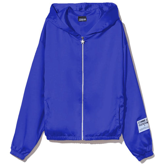 Jersey azul de poliéster