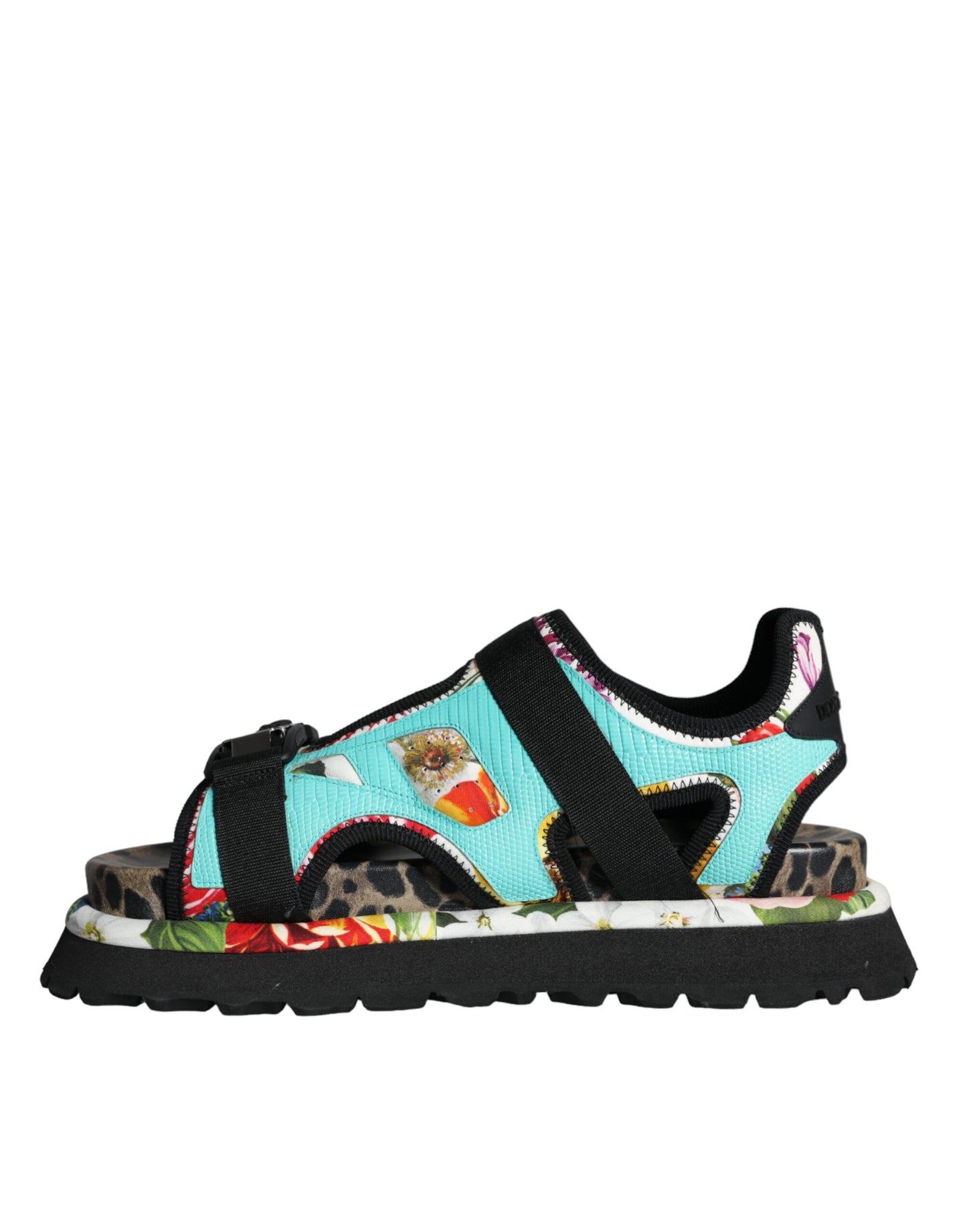 Sandalias con diseño de patchwork multicolor para hombre