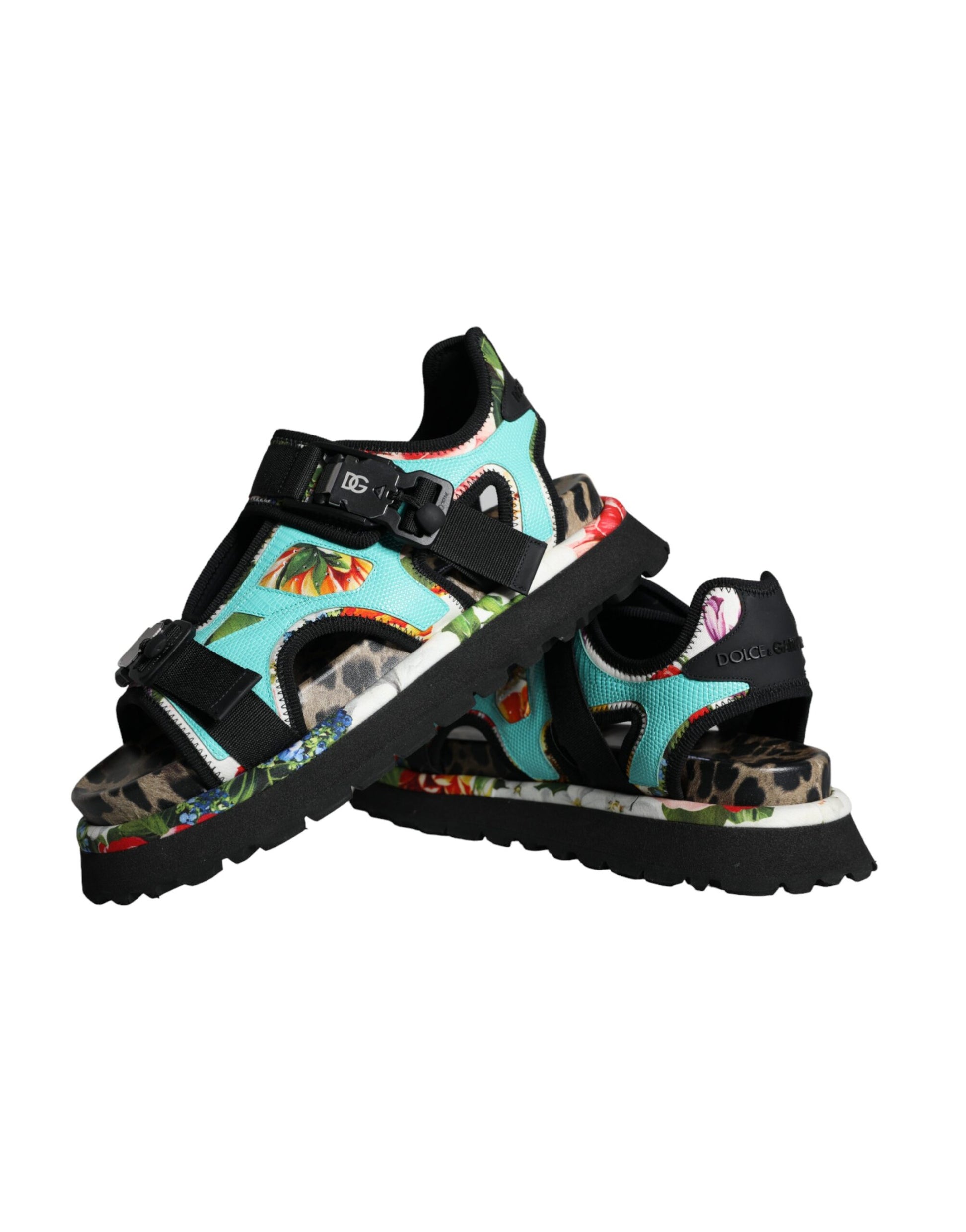 Sandalias con diseño de patchwork multicolor para hombre