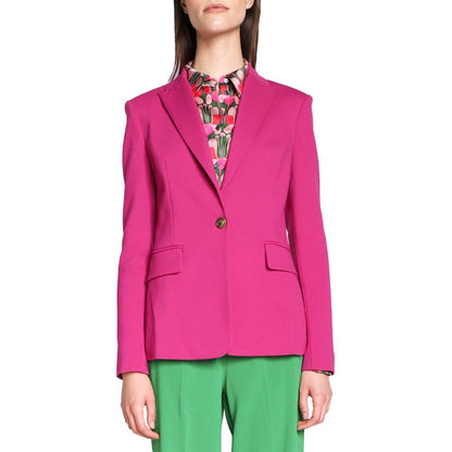 Fuchsia Viscose Suits & Blazer