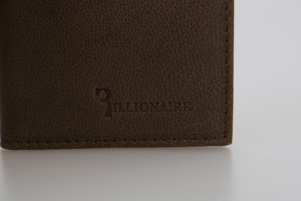 Elegant Leather Men's Wallet in Brown